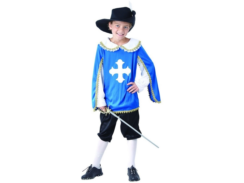 Kostým mušketýra pro kluky 130–140 cm