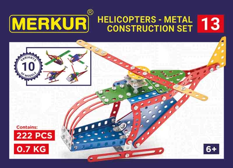 Levně Stavebnice Vrtulník od MERKUR - 10 modelů