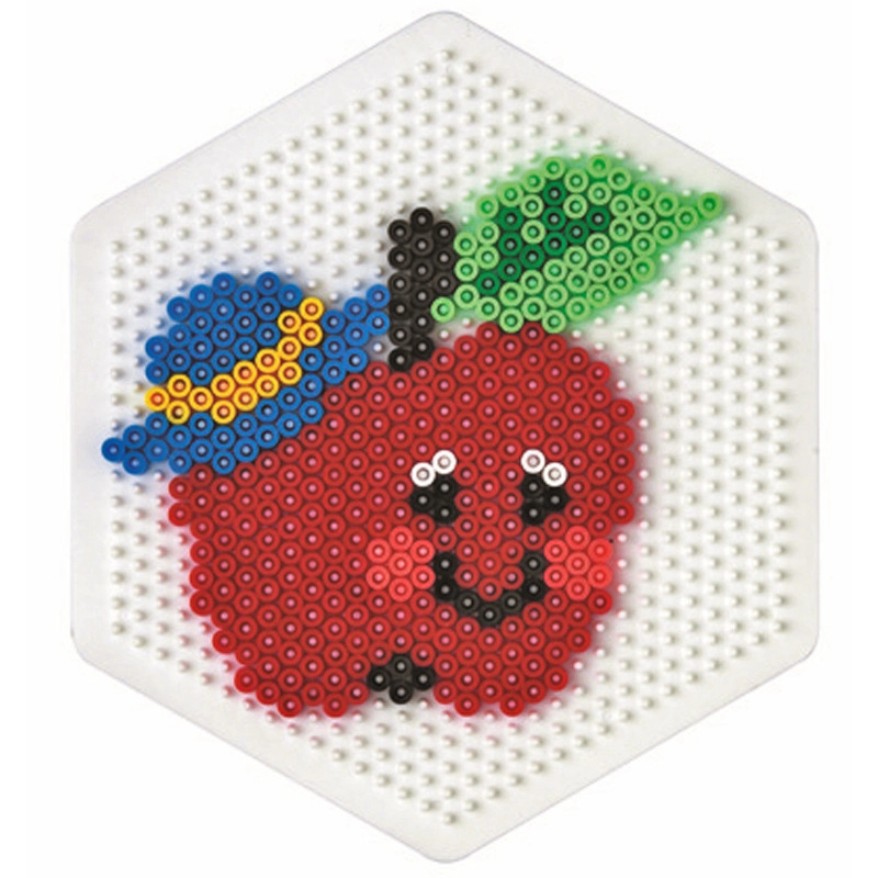 podložka šestiúhelník na zažehlovací korálky 5 mm