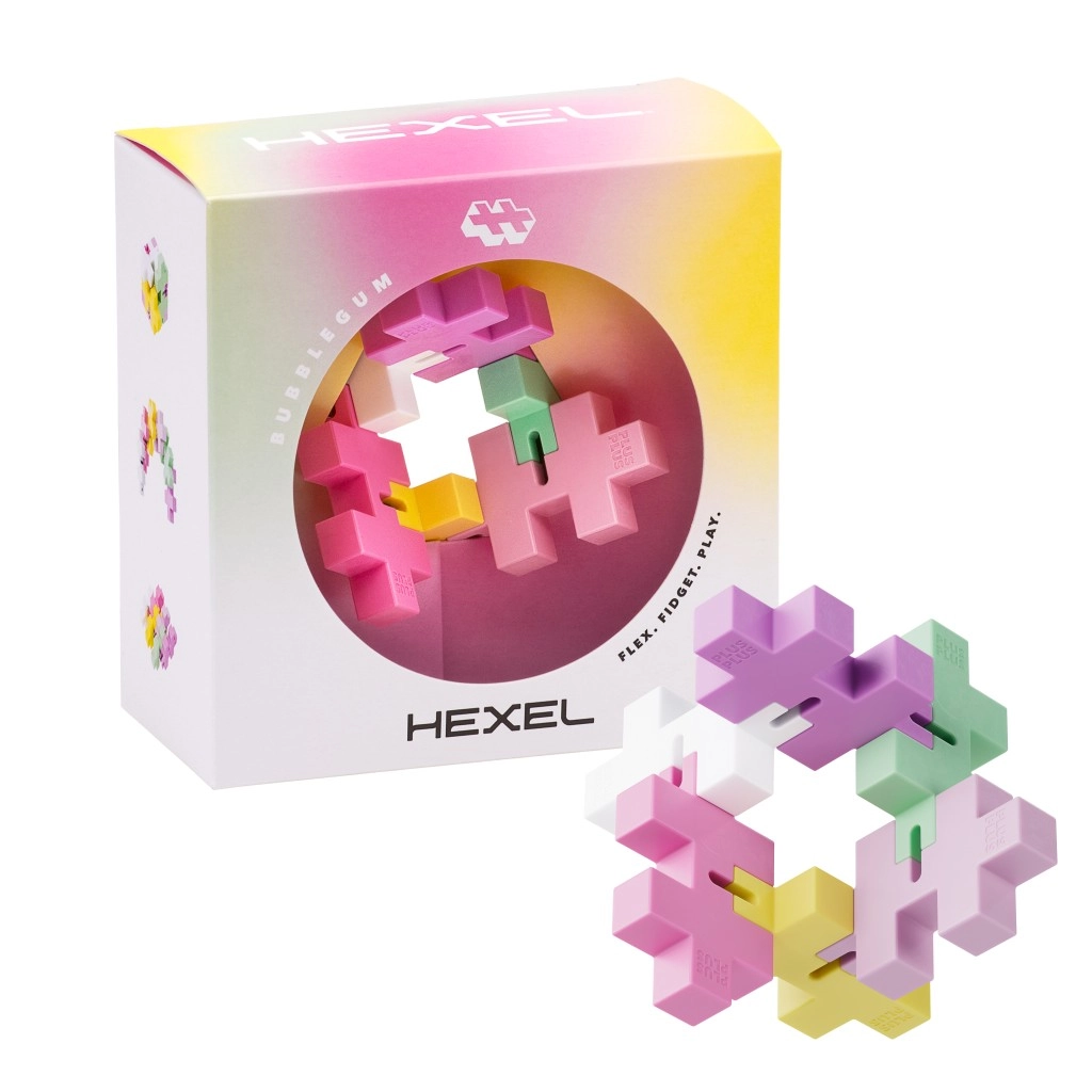 Levně Plus Plus Hexel Bubblegum