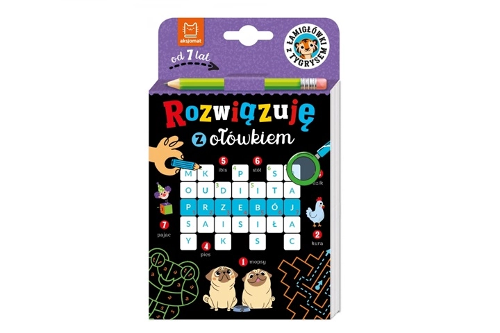 Rozwiązuji tužkou: hlavolamy s tygrem 7+