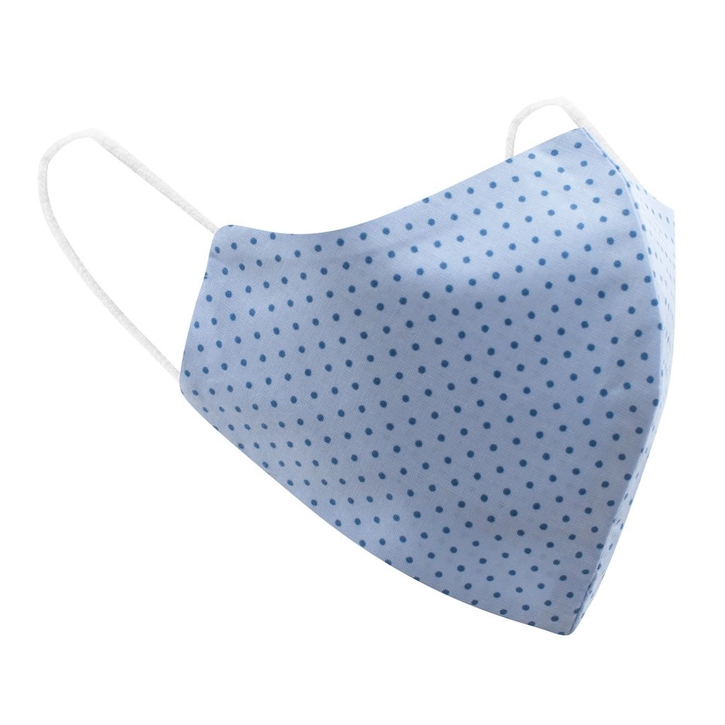 Ochranné bavlněné rouško Belisima světle modré, univerzální