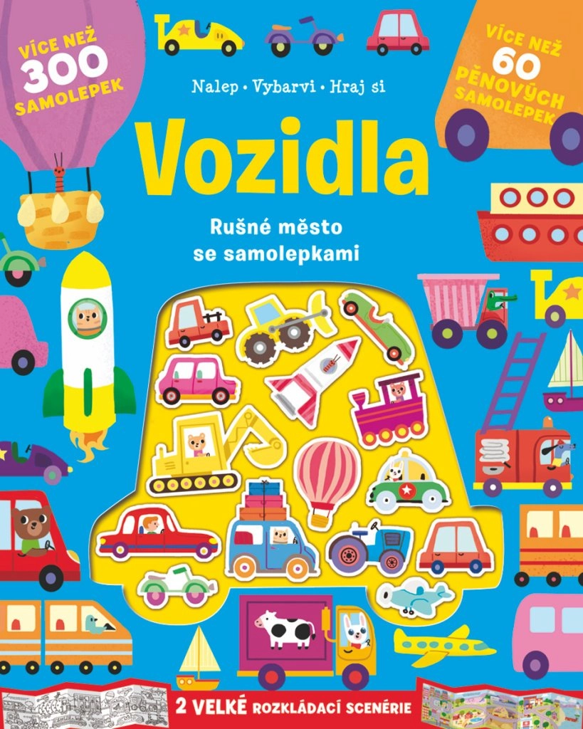 SVOJTKA & CO. Země sladkostí – samolepková knížka s jednorožci