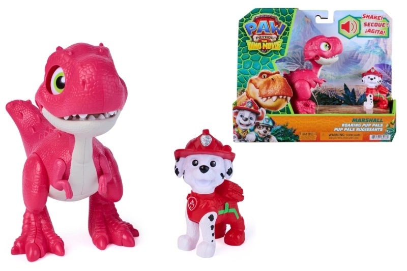 Figurka Spin Master PAW Patrol: Marshall s dinosauřím doplňkem