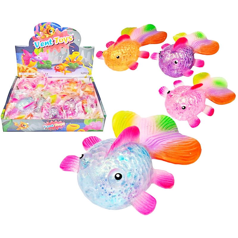 Mačkací rybička – antistresová hračka pro děti