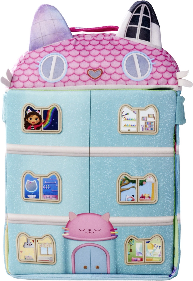 Přenosný kočičí domek GABBY’S DOLLHOUSE s figurkou Gabi
