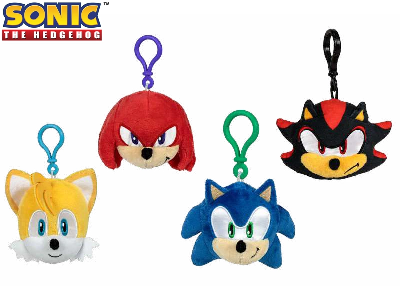 Plyšový přívěsek na klíče Sonic 12 cm