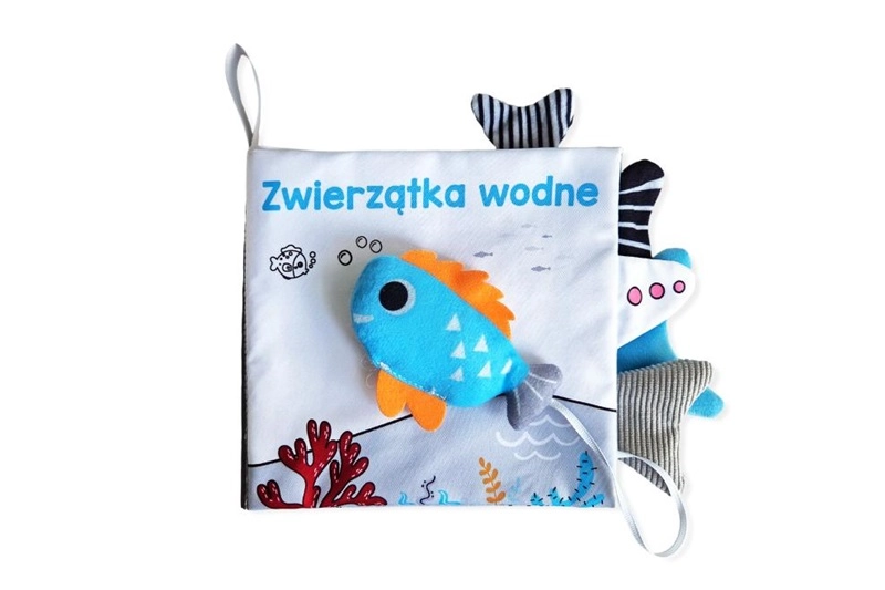 Smyslová látková knížka malé vodní zvířátka