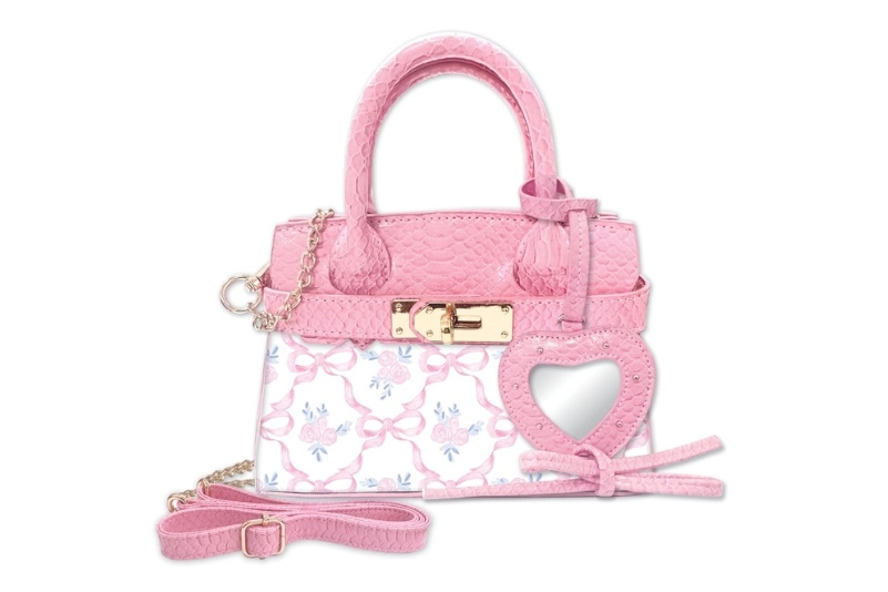 Hot Focus růžová mini kabelka s klipem na pásek