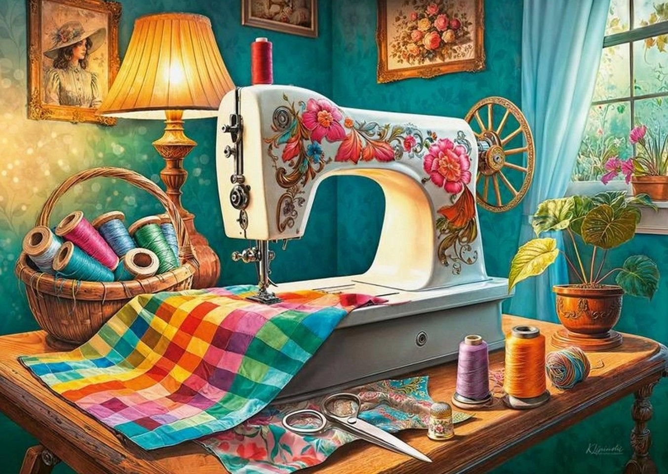 Cherry Pazzi Puzzle Můj šicí koutek 1000 dílků