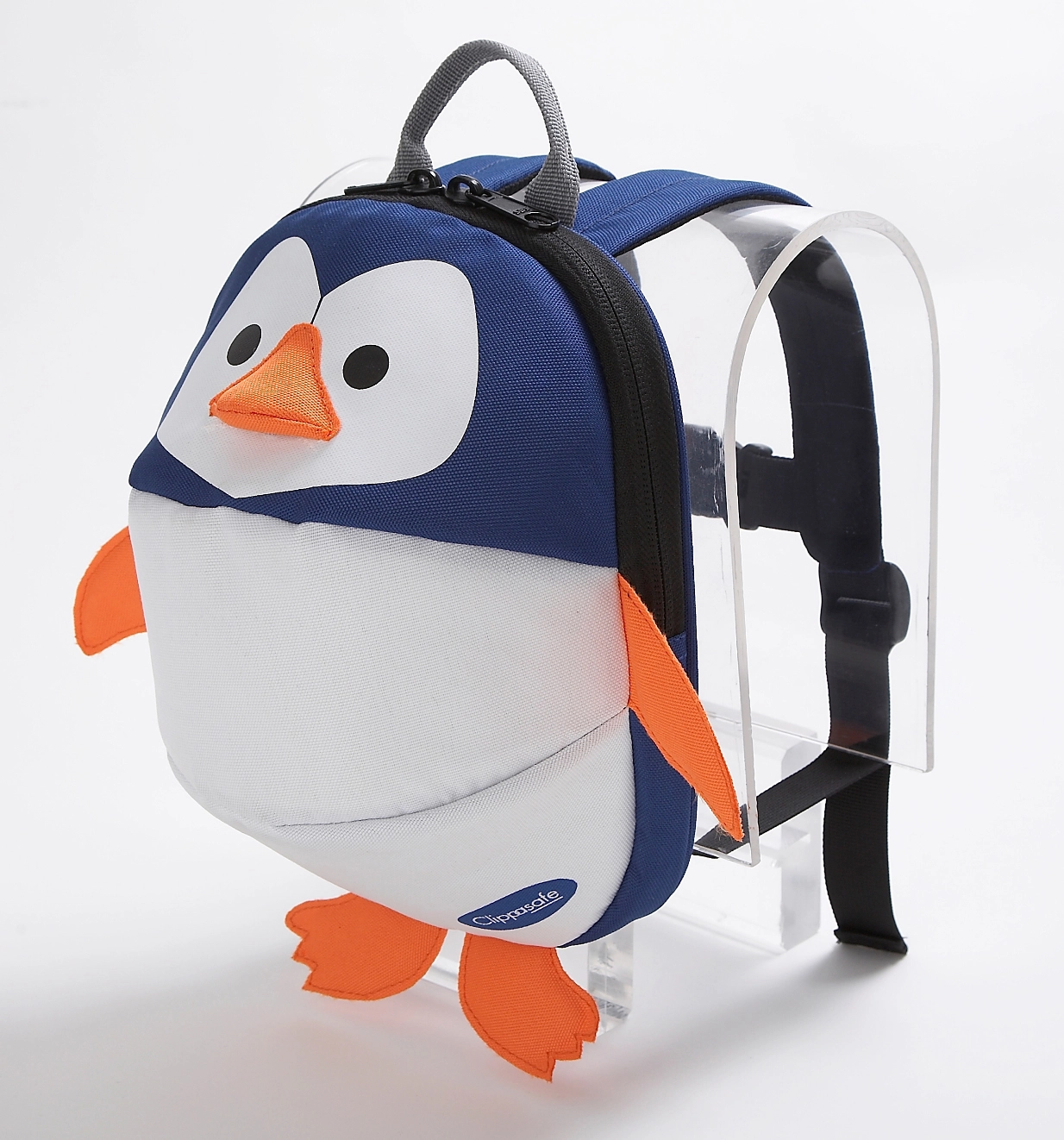 Clippasafe batoh Penguin bílý/modrý