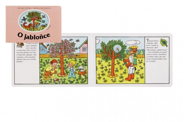Levně Knížka o jabloňce – leporelo, 24 × 16 cm, český text