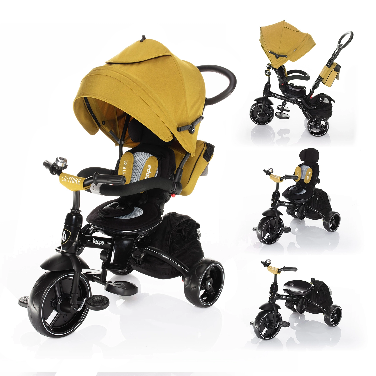 Zopa Tříkolka Citi Trike Foggy Curry Yellow
