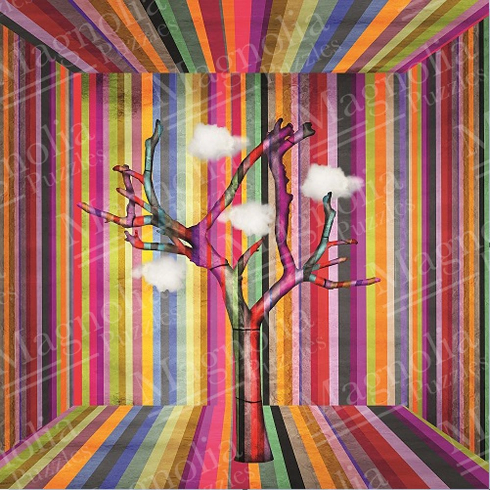 Magnolia puzzle Uvězněná příroda 1023 dílků