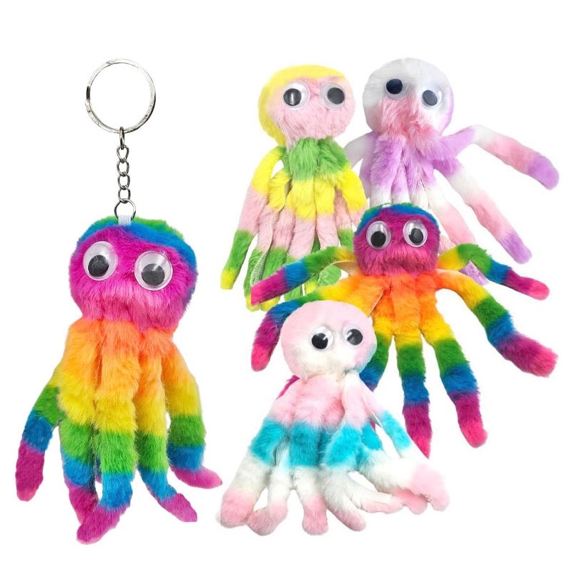 Plyšový přívěsek chobotnička 13 cm