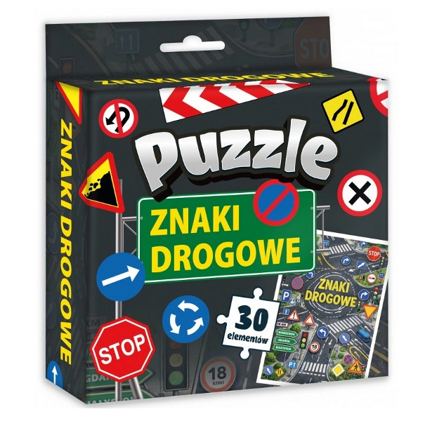 Puzzle dopravní značky