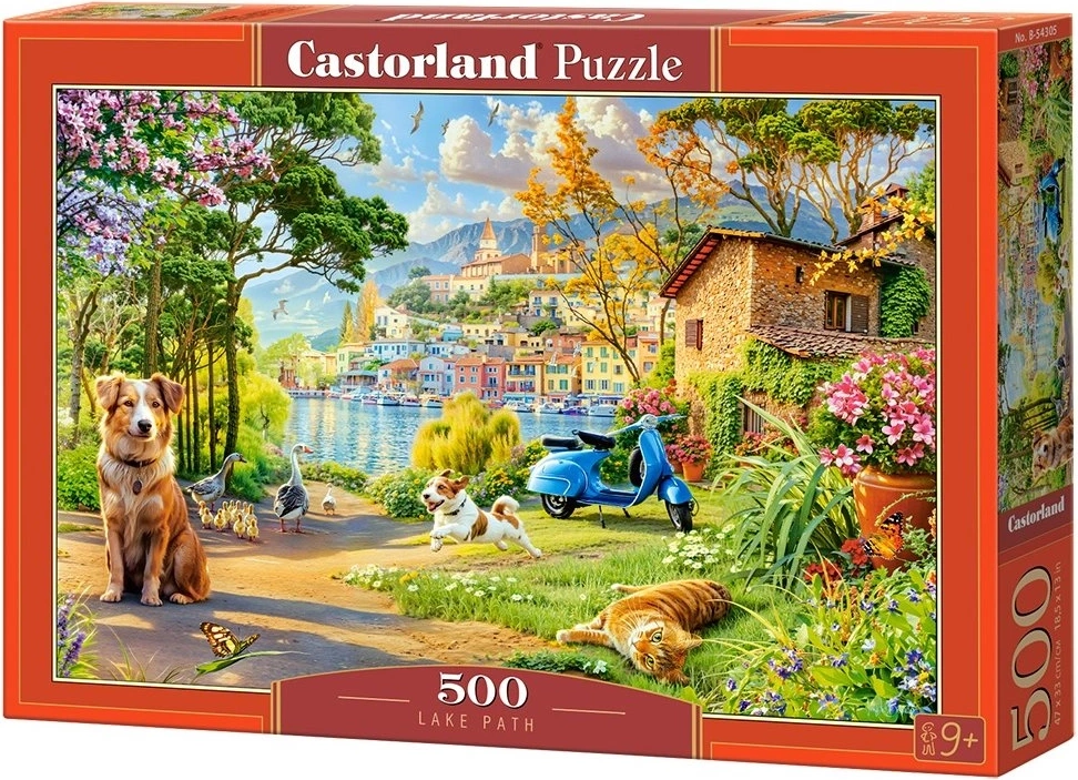 Castorland puzzle stezka podél jezera 500 dílků
