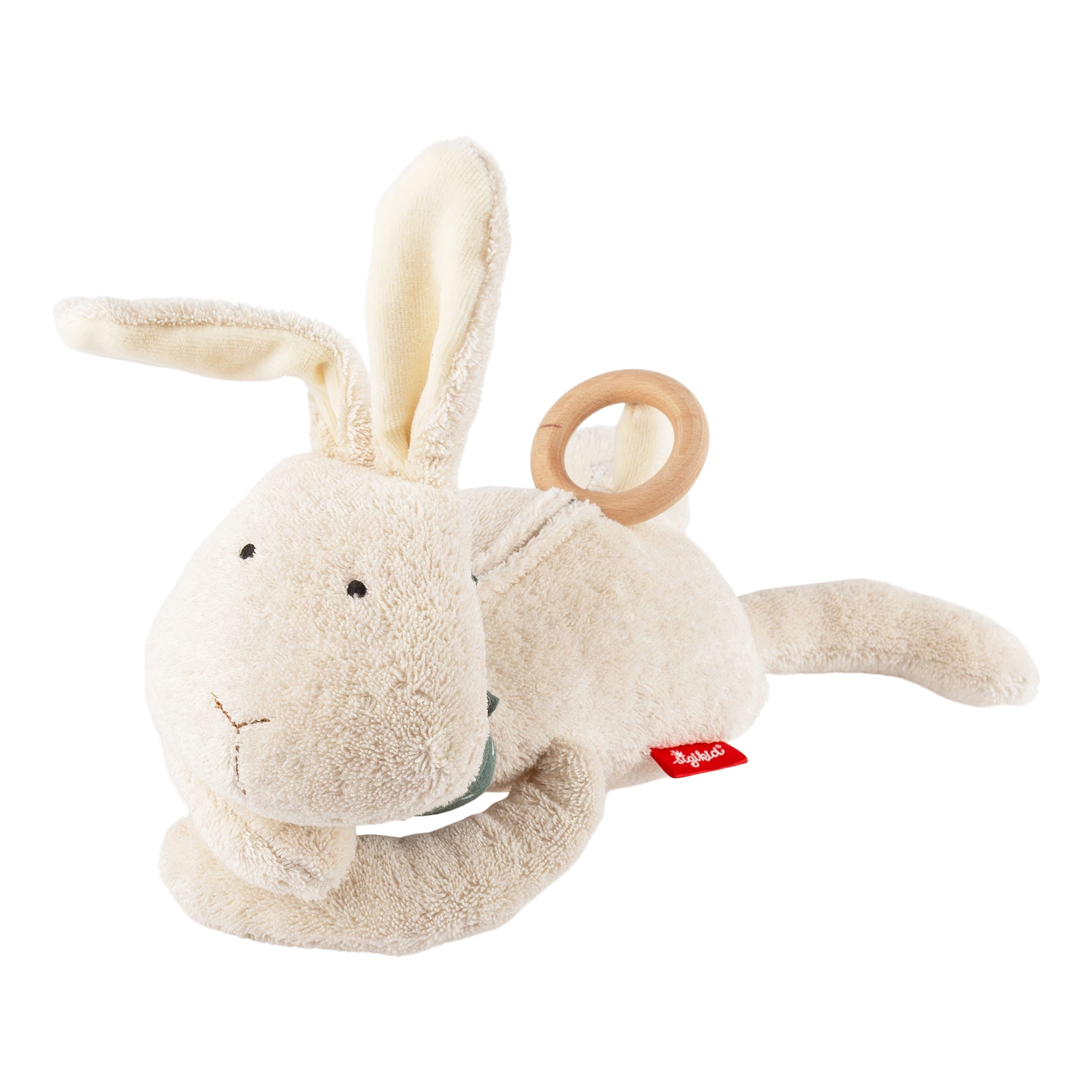 Levně Sigikid mamilodie těhotenský králíček s hracím strojkem ecru 36 cm