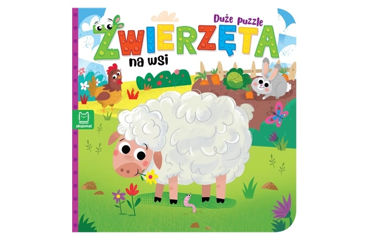 Zwierzęta na farmě – velké puzzle a knížka