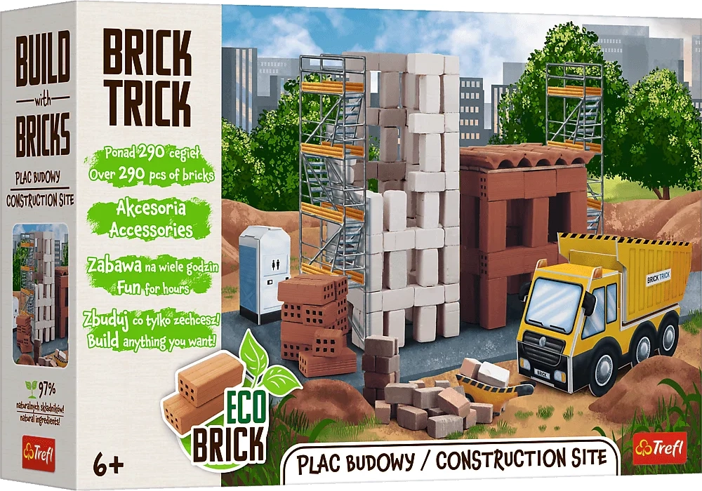 Trefl Brick Trick staveniště XL stavebnice 290 dílků