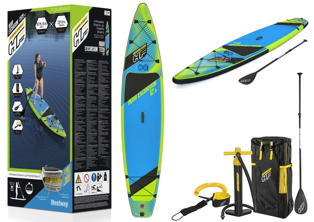 Levně Paddleboard Bestway 65373 Aqua Excursion 381 x 79 x 15 cm