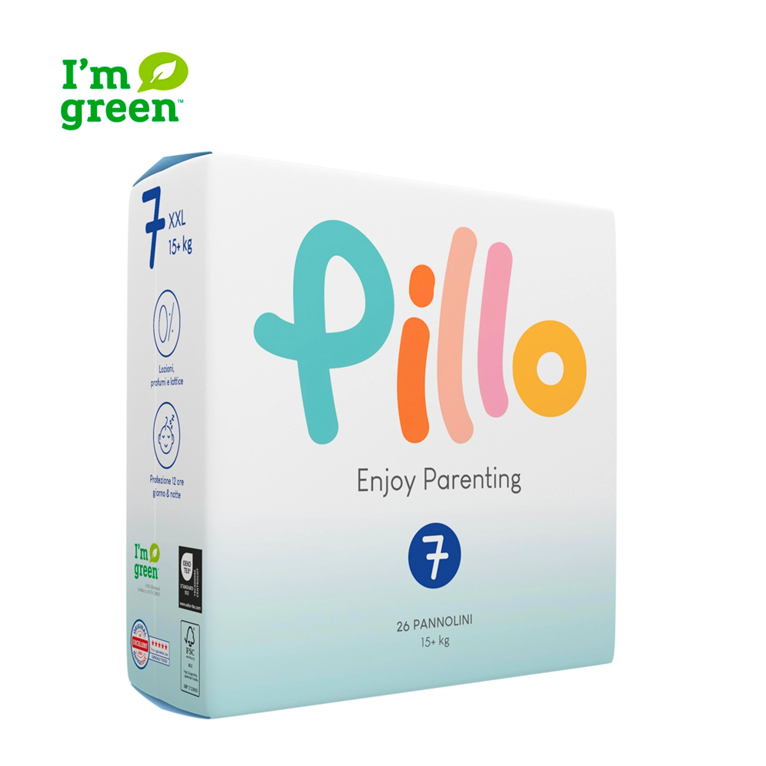 Pillo Premium XXL Size 7 jednorázové pleny +15 g 26 ks
