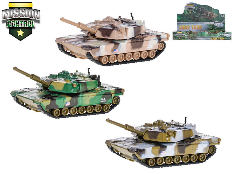 Tank kov 12cm na zpětné natažení