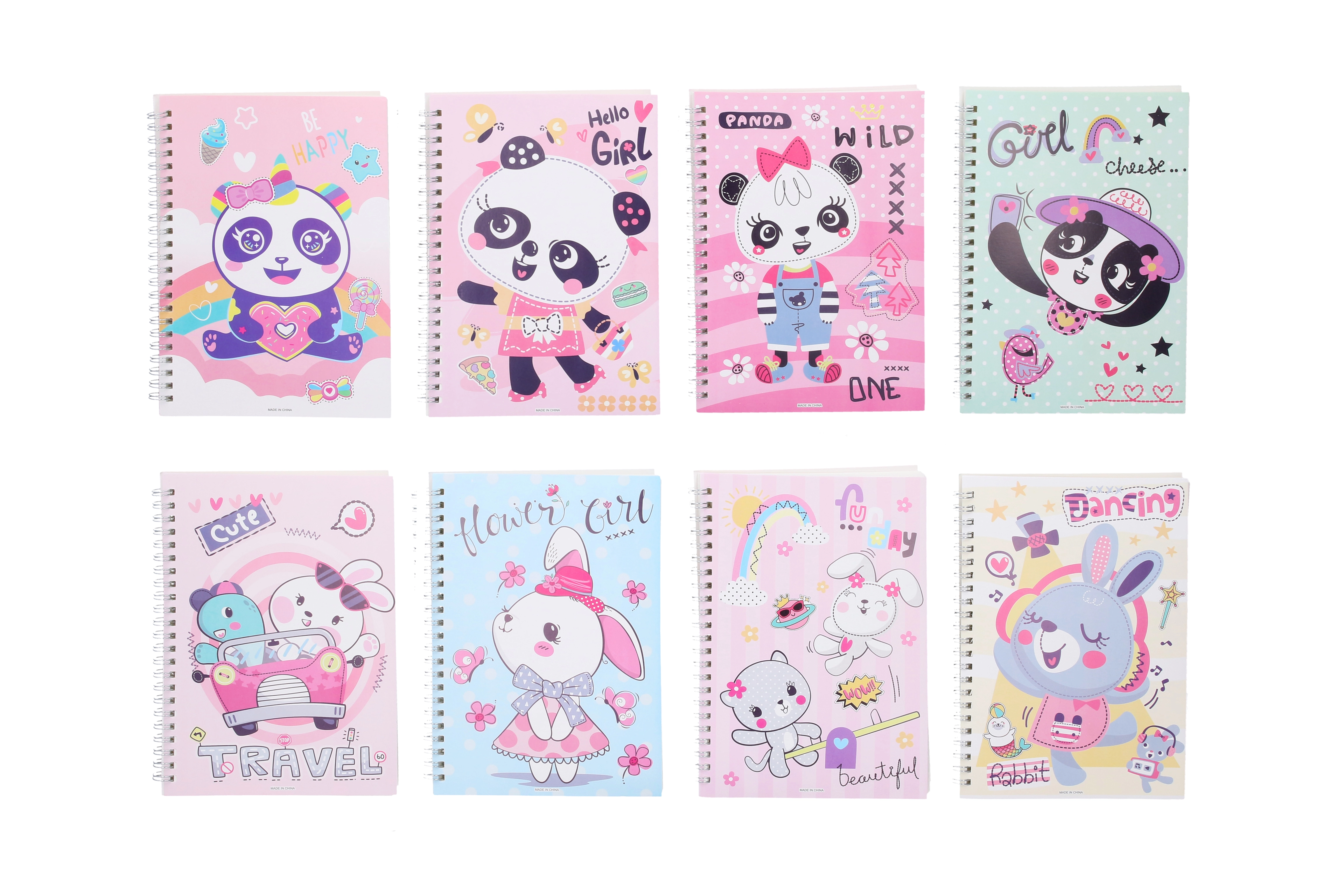 Levně Wiky Notes spirála linkovaný 14,5x20,5 cm, 80 stran - MIX