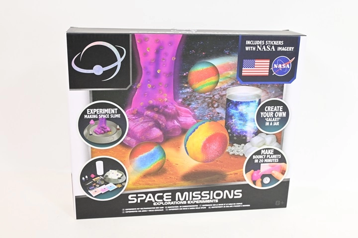 NASA misie kosmická sada experimentů