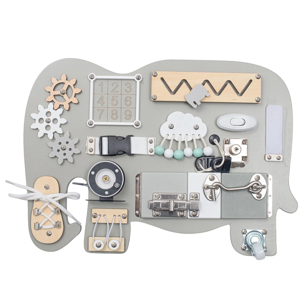 Aktivní tabule slon MONTESSORI BABY MIX