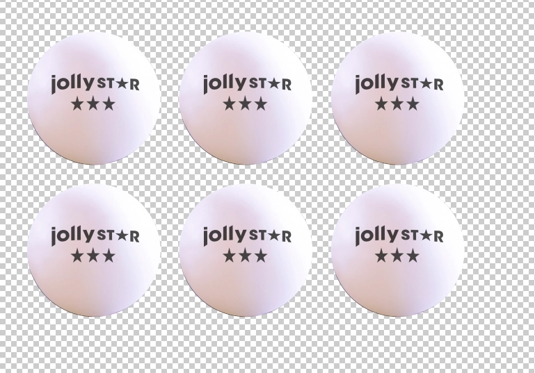 Ping pong míčky 6 ks JollyStar