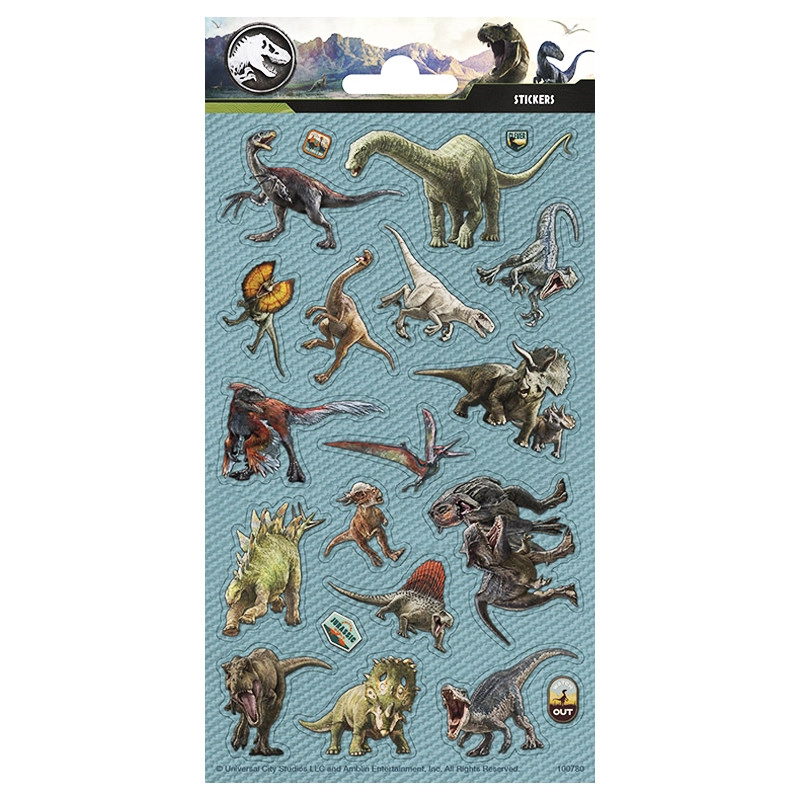 Samolepky Jurský park pro děti