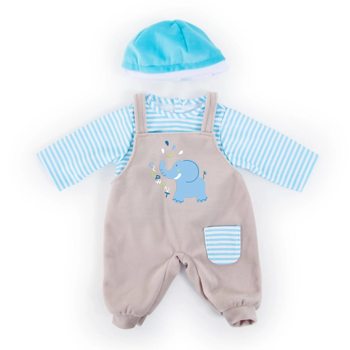 Tříkusový set oblečení pro panenky BAYER DESIGN (33–38 cm)