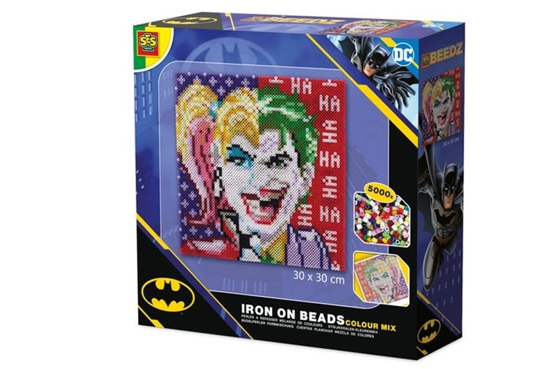 SES Creative DC Batman zažehlovací korálky Joker a Harley Quinn
