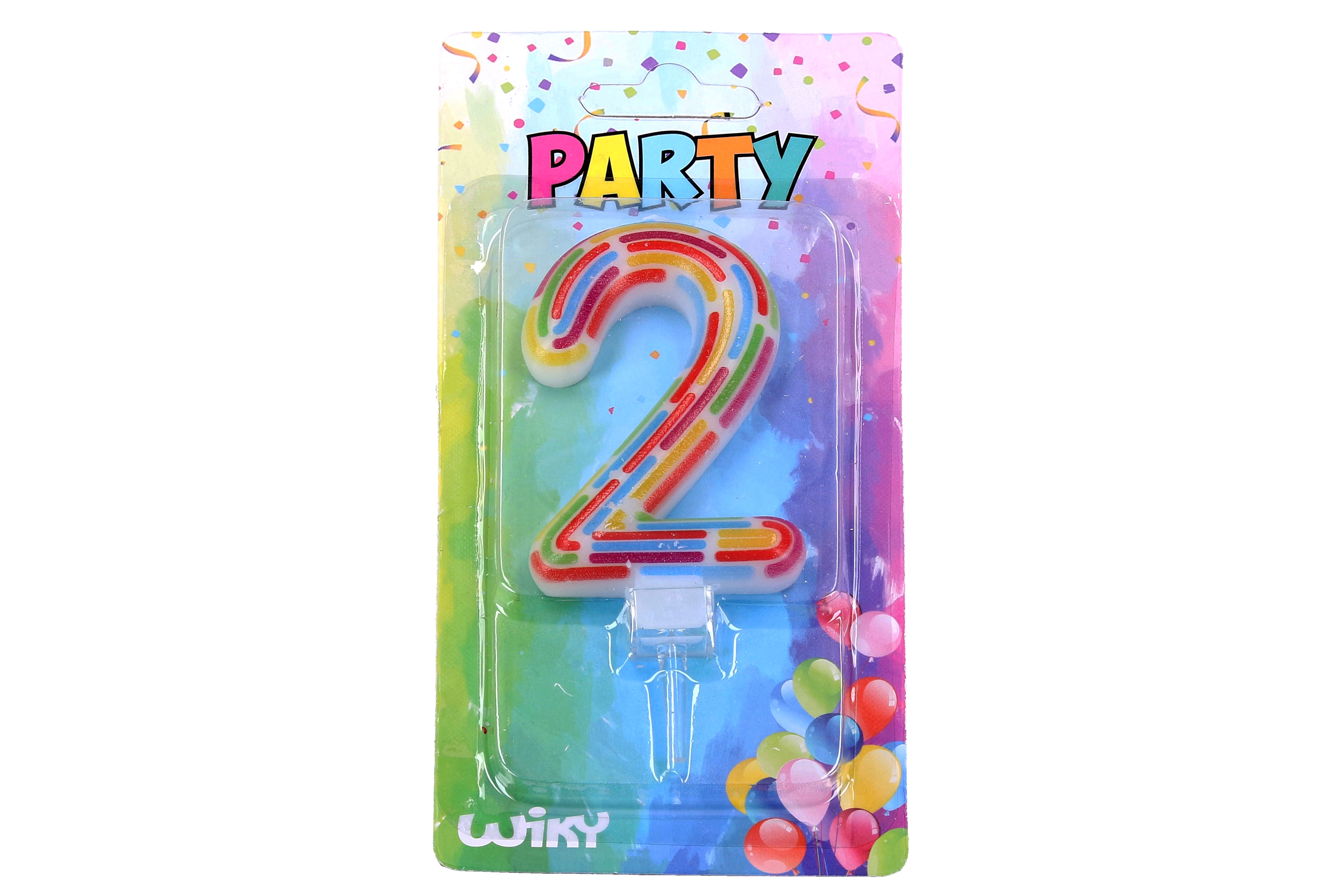 Levně Párty svíčka číslo 2 Čárky W017548 259419