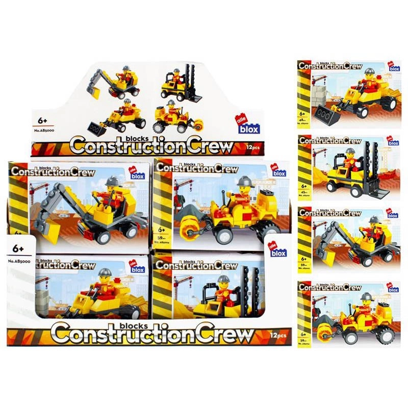 Stavebnice stavební stroje s minifigurkou