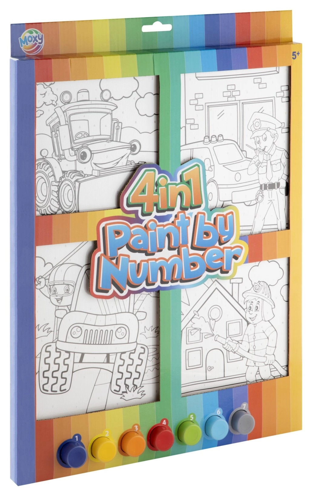 Malování podle čísel 4v1 pro kluky – kreativní sada