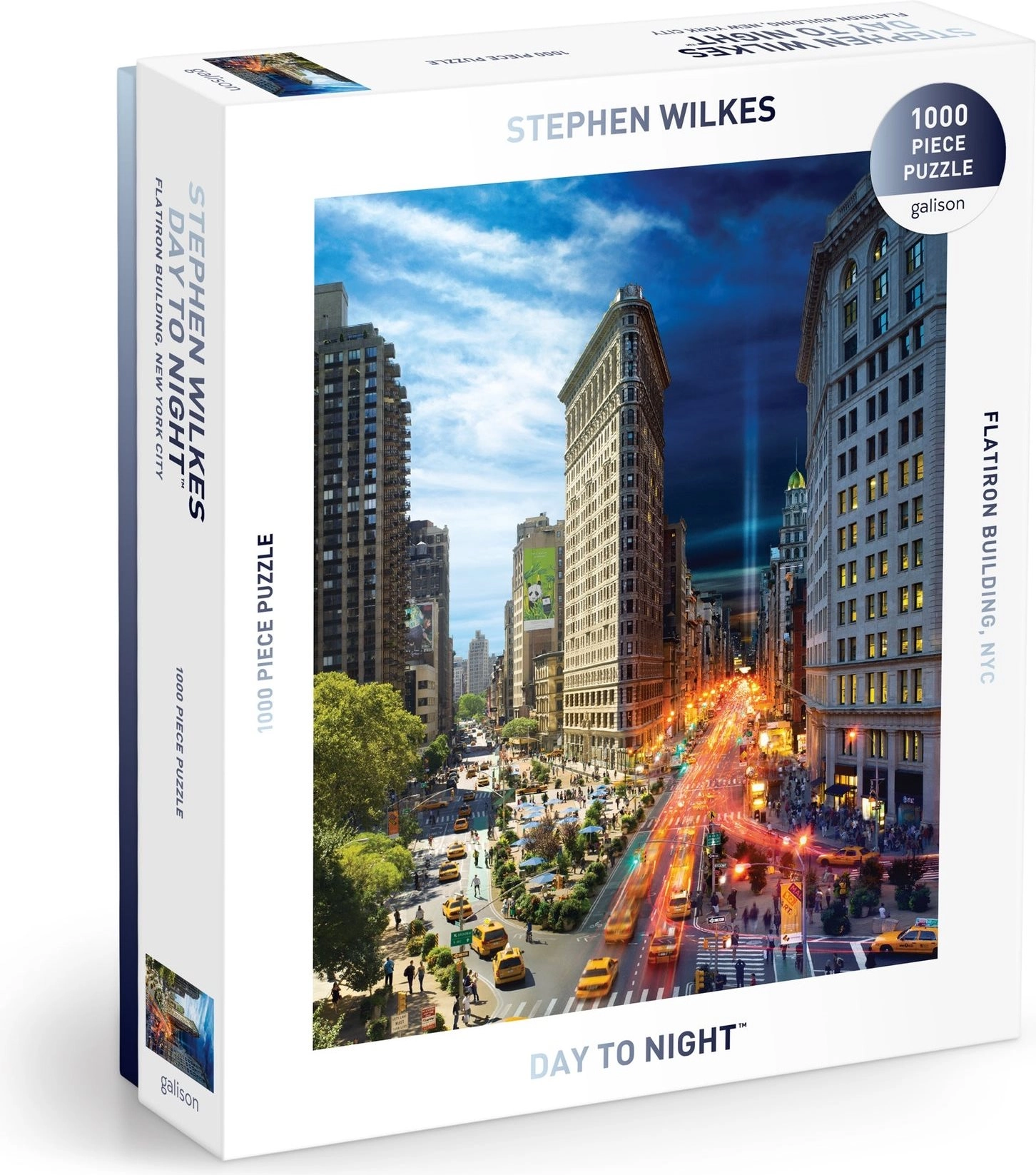 Galison Puzzle Flatiron Day to Night™ Stephen Wilkes 1000 dílků