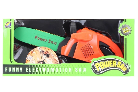 Motorová pila na baterie – hračka pro děti
