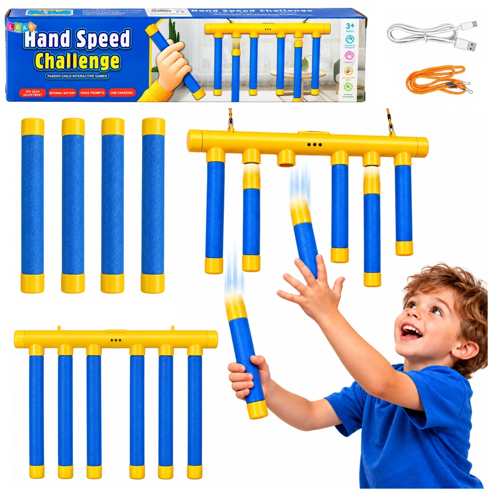 Zručnostní hra padající tyčky Hand Speed Challenge