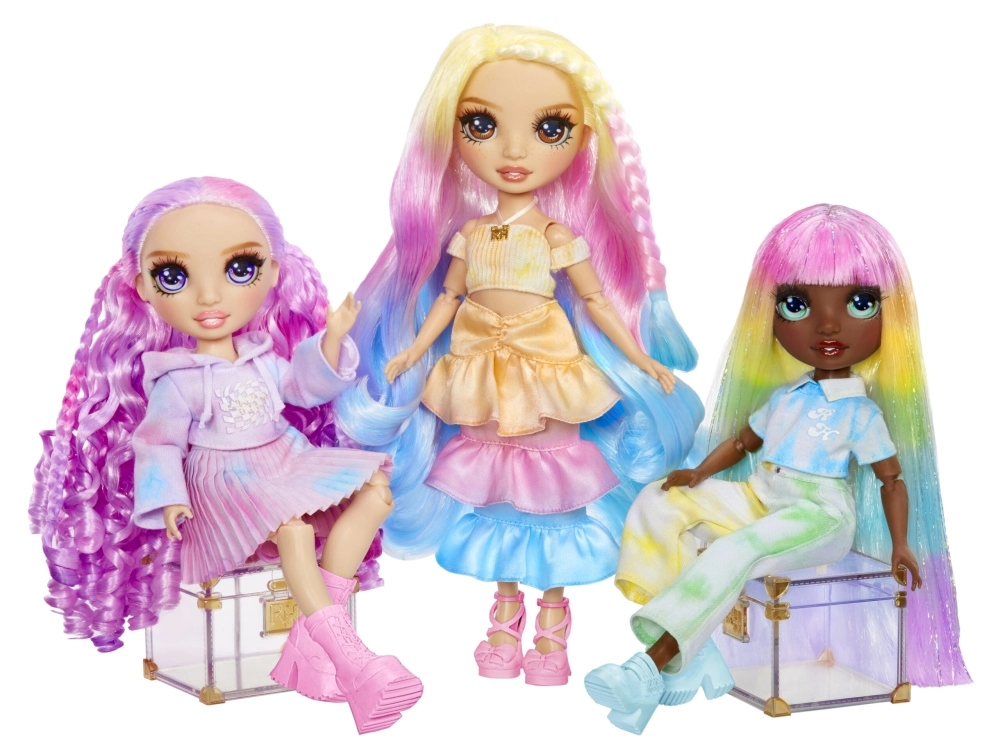 Rainbow High watercolor & create panenka k barvení a tie-dye