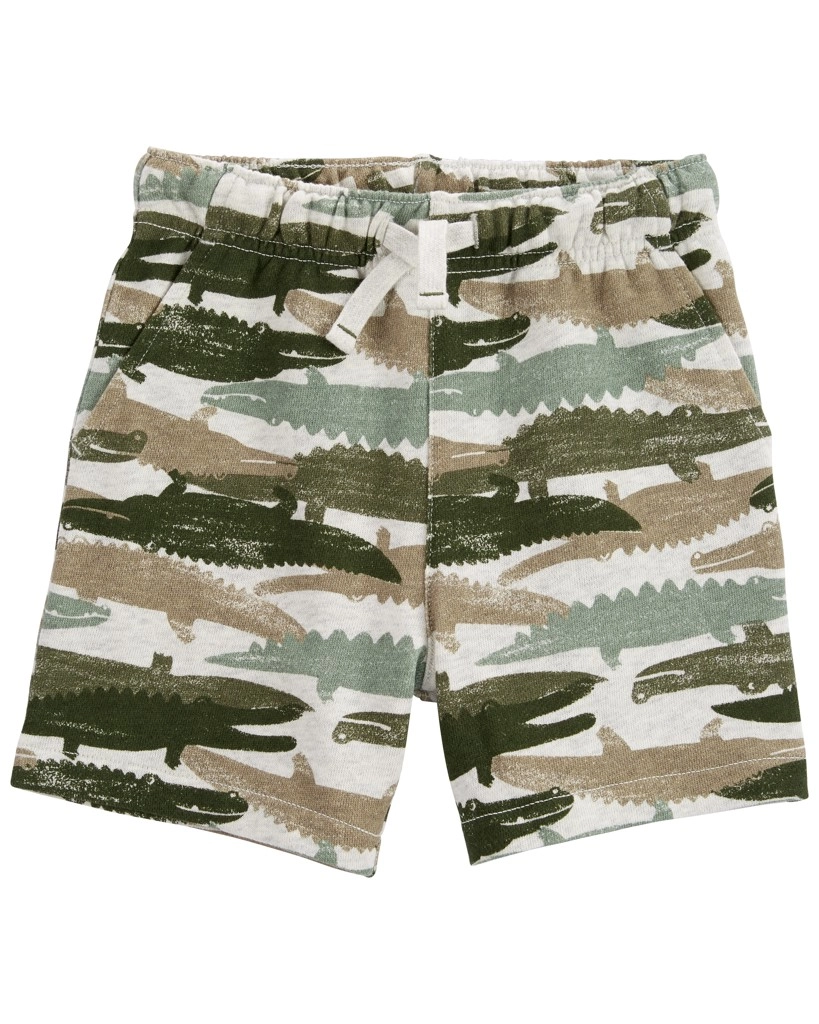 Carter's kraťasy green aligators pro kluky 6 m