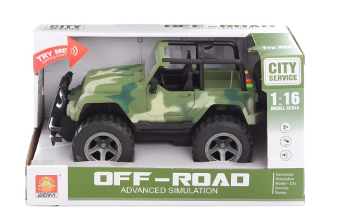 Lamps Džíp vojenský na baterie