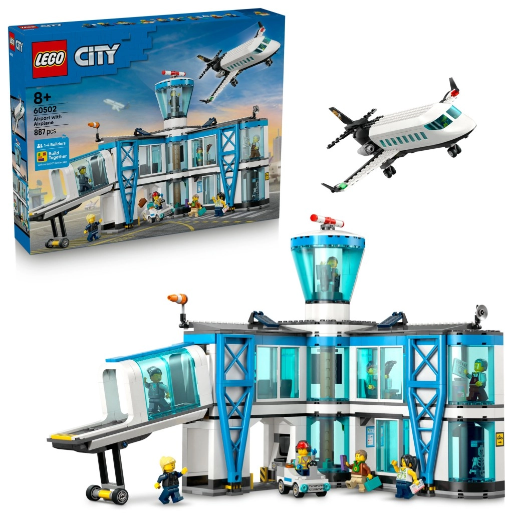 LEGO City letiště s letadlem