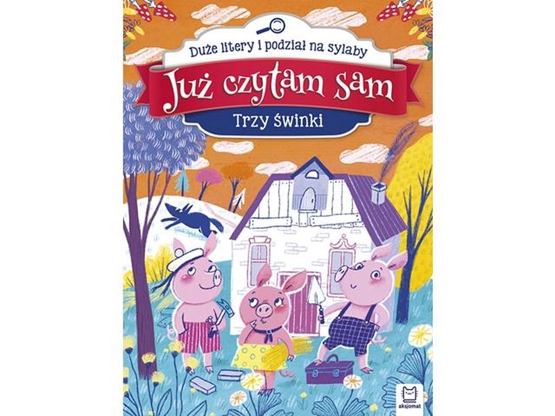 Už čtu sám: Tři prasátka – velká písmena a dělení na slabiky