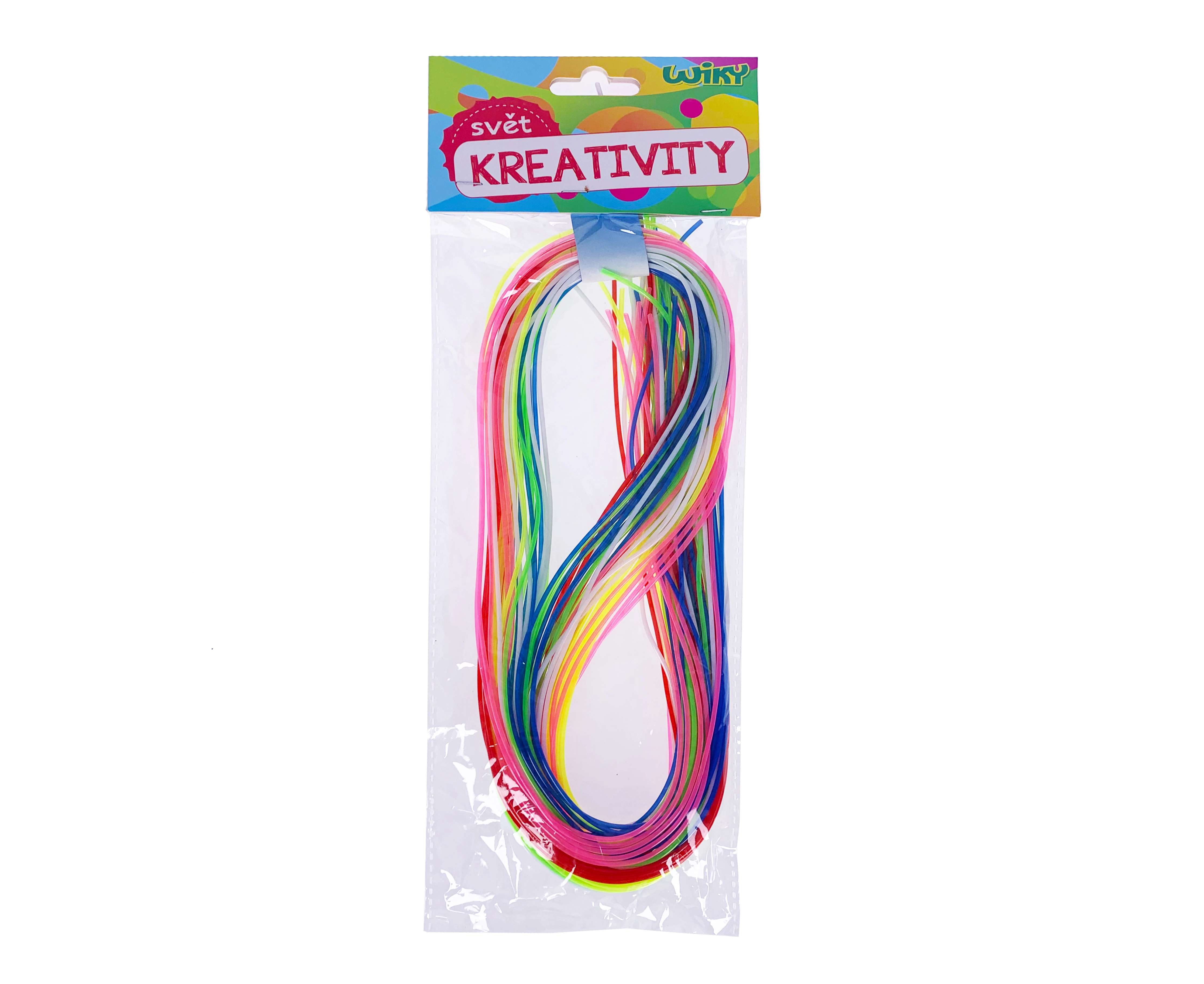 Levně Zaplétací provázky bužírky třpytivé glitter 105cm 35ks