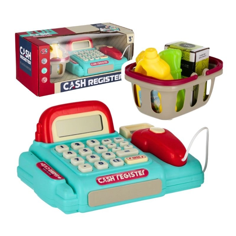 Dětská pokladna s doplňky se světlem a zvukem