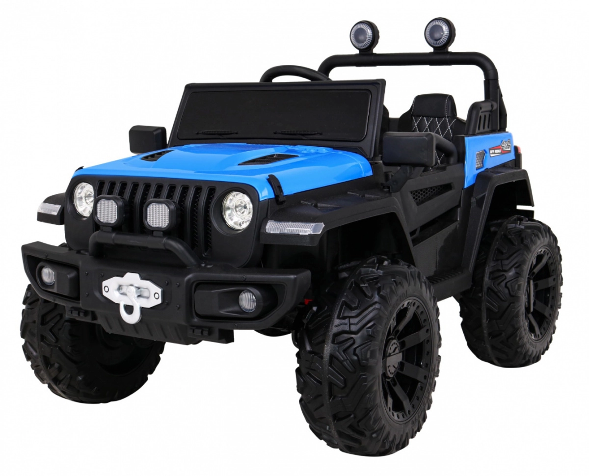 Levně Elektrické autíčko master of terrain 4x4 modré