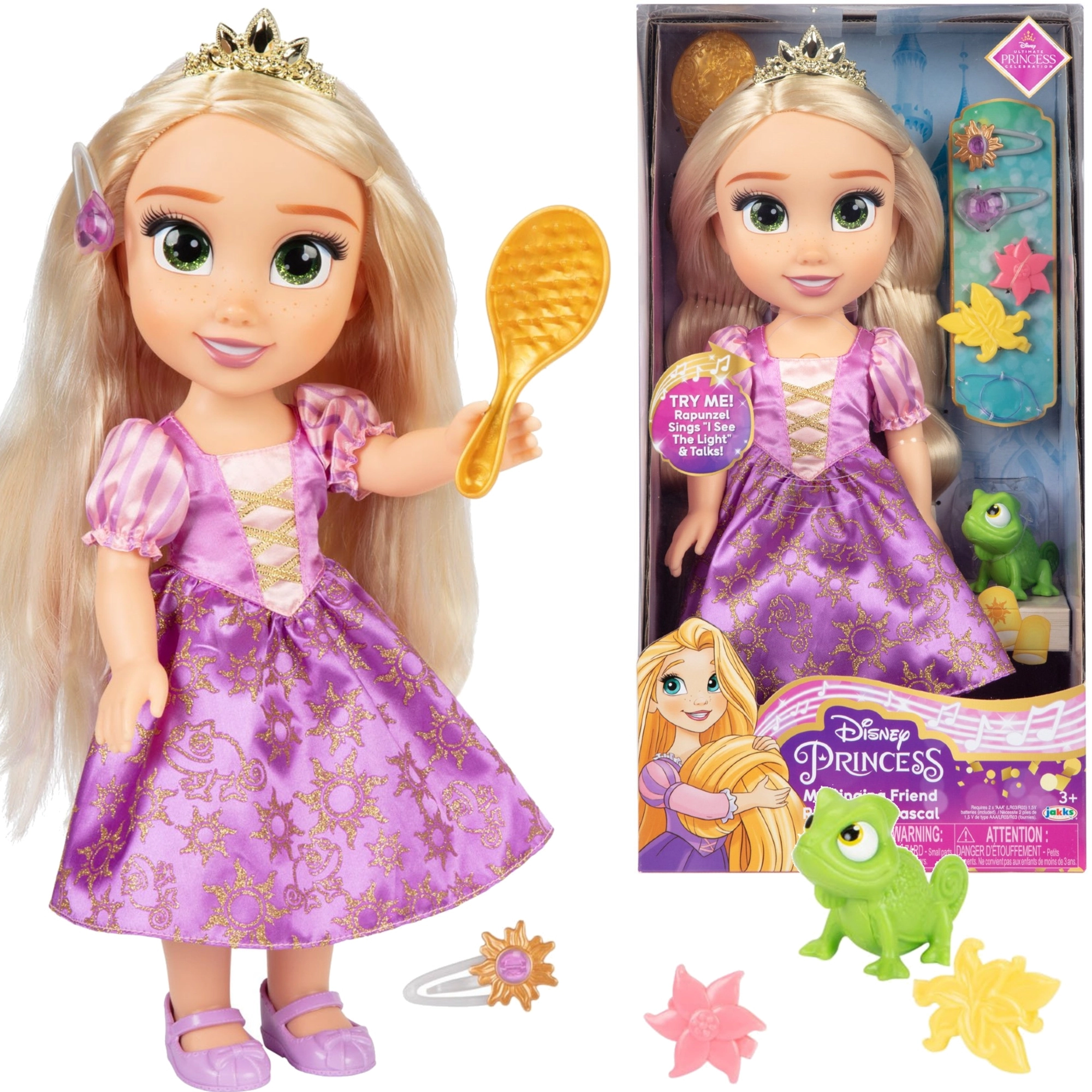 Disney Princess zpívající panenka Rapunzel 38 cm