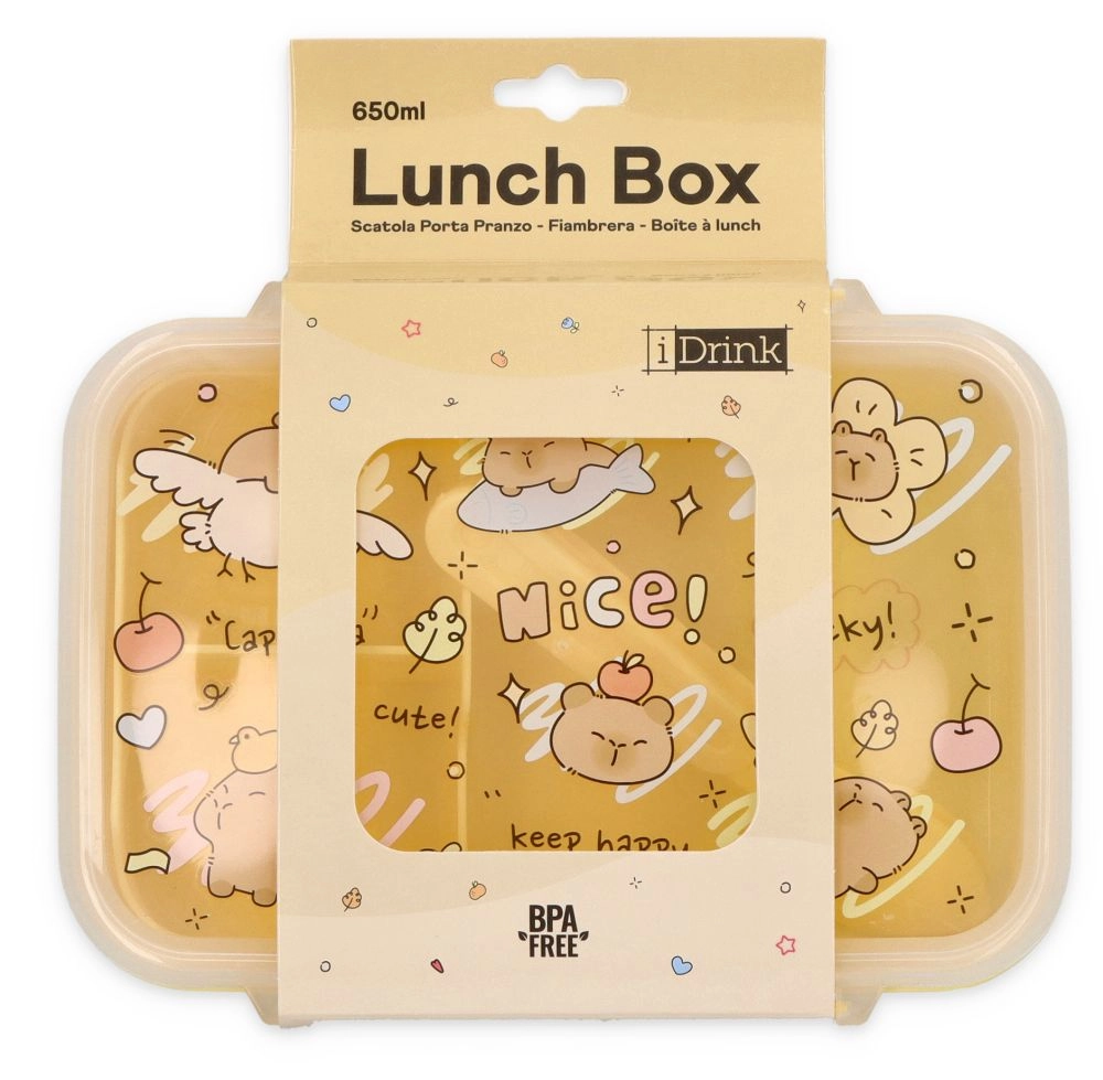 Svačinový box kapybara - 1 kus